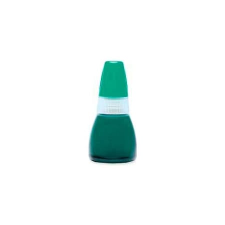 Shachihata Xstamper Refill Ink, 0.34 fl. oz. Bottle, Green 22114